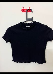 Black Crop Top