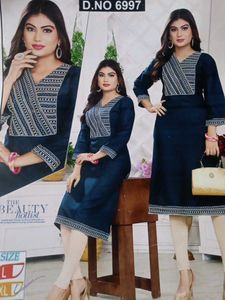 Embroidered Women's Kurta Set