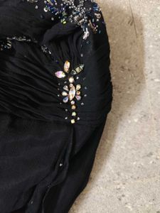 Vintage Pinteresty ethereal Beaded Side Slit dress