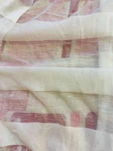 Striped White Cover Up