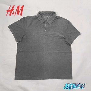 H&M Grey Polo T-shirt