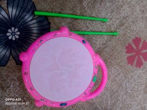 Musical Drum With Sound And Lights