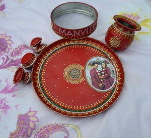 Customized Pooja Thali 🫶🏻❤️