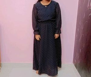 Polka Dot Maxi Dress