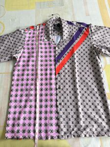Patterned Short Sleeve Shirt