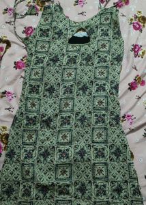 Patterned Mini Dress