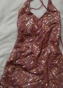 backless halter neck kurti