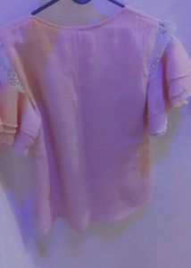 Stylish Frill Sleeves Top For Girls