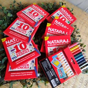 Nataraj 10 Colour Pencils