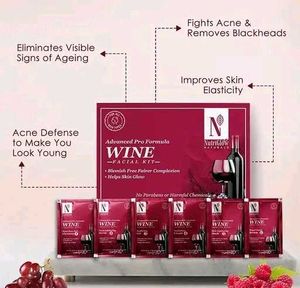 NutriGlow Wine Facial Kit
