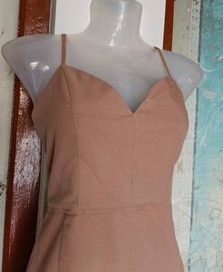 Peach Mini Dress