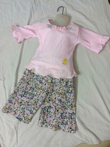 Pink Colour Plazo Set For 2-3year Girls