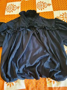 Vintage Inspired Ruffle Top