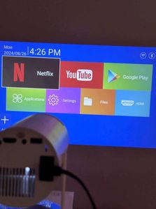 Portable HD Projector With Intim Build Speaker