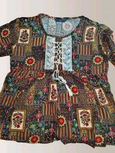 Multicolored Short Kurti