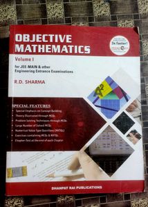 R.D. Sharma Mathematics Volume 1 for JEE