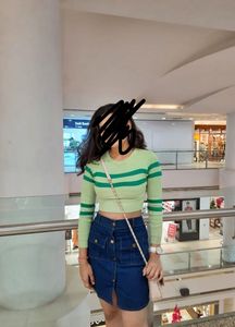 Striped Green Sweater