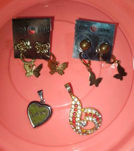 Jewelry Bundle: Earrings &amp; Pendants