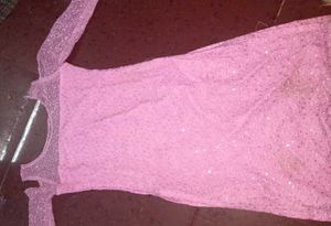 Pink Textured Top