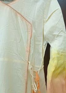 Dip-Dyed Wrap Dress