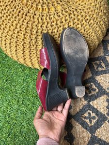 Beautiful Red block  Heels