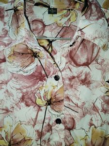 Floral Print Button-Down Shirt