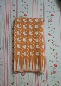 Light Orange Saree