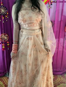 Lehenga With Heavy Embroidered Chunni|
