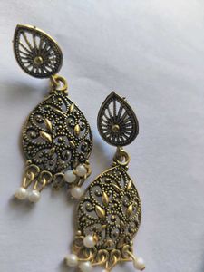 Peacock Inspired Fashion Earrings