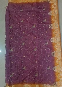 Elegant Saree with Intricate Embroidery Work