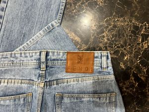 Fendi Light Wash Denim Jeans