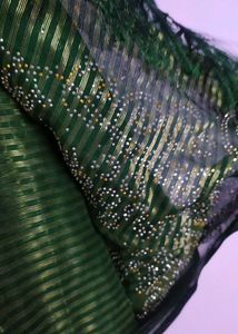 Elegant Green Saree