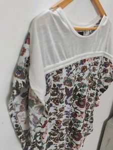 Floral Print Dolman Top
