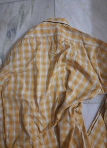 Kipling Yellow Plaid Shirt - Size 42