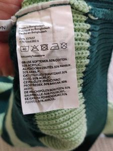 H&amp;M Striped Knit Sweater