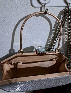 Sparkly Silver Clutch
