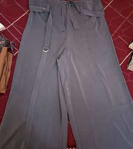Brand New Freakins Wide Leg Grey Trouser Size 36