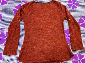 Red Woolen Top