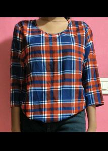 Plaid Flannel Top