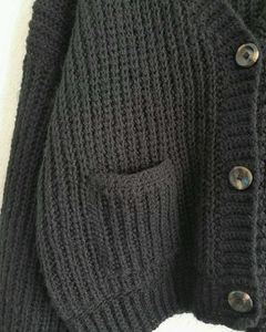 Crochet Cardigan Loose Fit L/XL