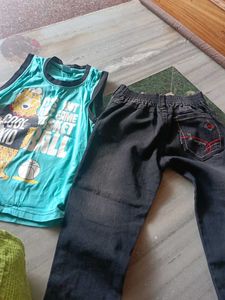 Kids Outfit Set: Tee &amp; Jeans