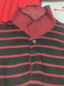 WrognStriped Polo T-Shirt