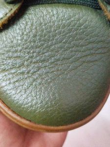 Puma Olive Green Platform Sneakers