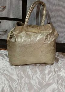 Metallic Gold Tote Bag