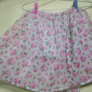 Floral Mini Skirt