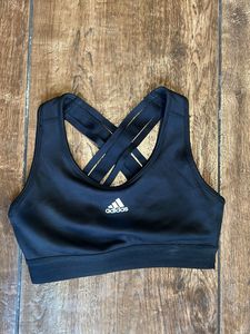 Adidas Black Sports Bra - XS