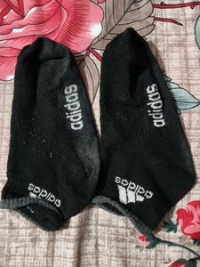 Adidas Black Ankle Socks