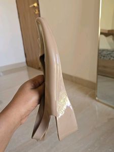 Nude Slingback Flats