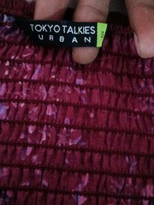 Floral Puff Sleeve Crop Top