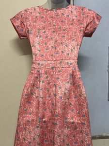 Pintrest Floral Print Fit &amp; Flare Dress